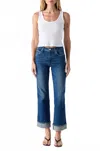 Amo Rosa Mini Bootcut Jeans In Lush In White