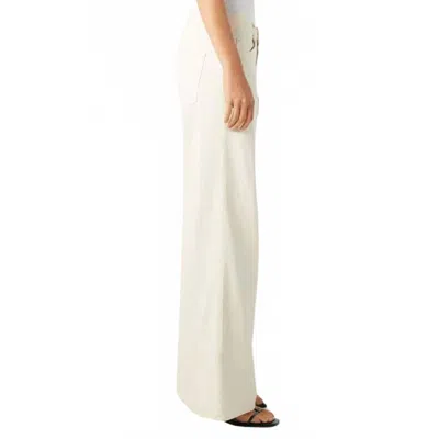 Amo Sabine Wide Leg Jeans In White