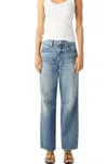 Amo Sandra Baggy Jeans In Cherry Bomb In Multi