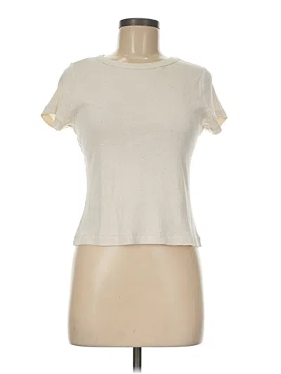 Pre-owned Amo Short Sleeve T-shirt In Ivory