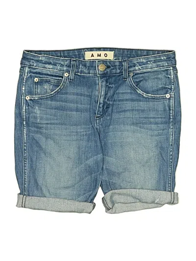 Pre-owned Amo Shorts In Blue