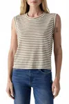 Amo Sleeveless Love Tee In Reseda Multi In Neutral