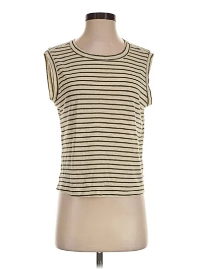 Pre-owned Amo Sleeveless T-shirt In Tan