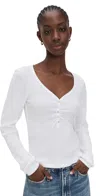 Amo Sofia Tee White In White