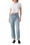 Amo Sonia Cuffed Jeans In Adulation
