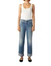 Amo Sonia Cuffed Jean In Taboo In Multi