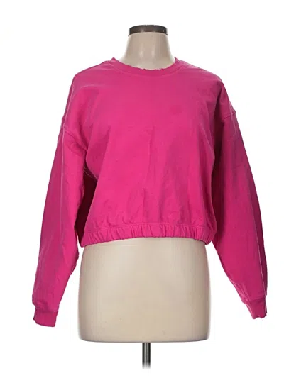 Pre-owned Amo Sweatshirt In Pink