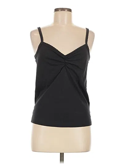 Pre-owned Amo Tank Top Black Strapless Neckline Tops