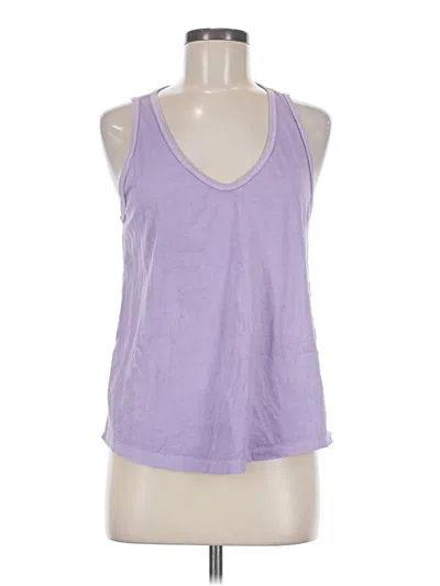 Pre-owned Amo Tank Top Purple Halter Neckline Tops