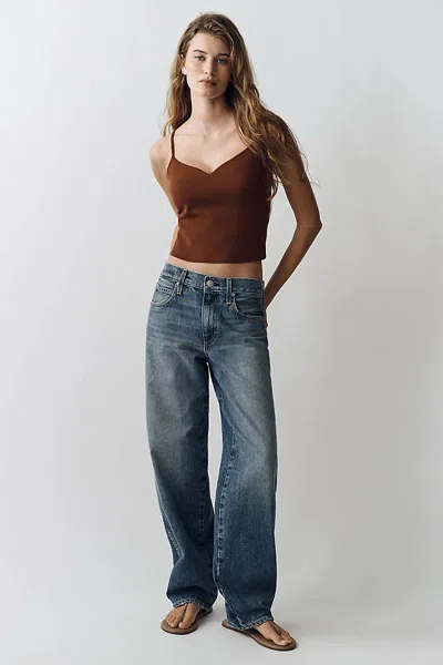 Amo Tatum Mid-rise Tapered Jeans In Blue