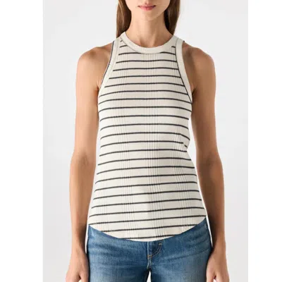 Amo Vera Tank In Natural/black In Animal Print