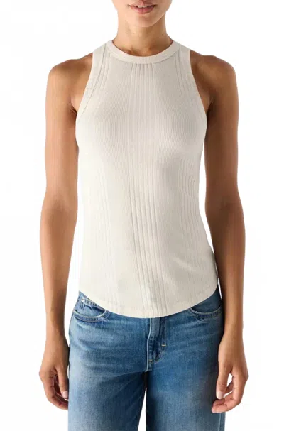 Amo Vera Tank Top In Bone In White