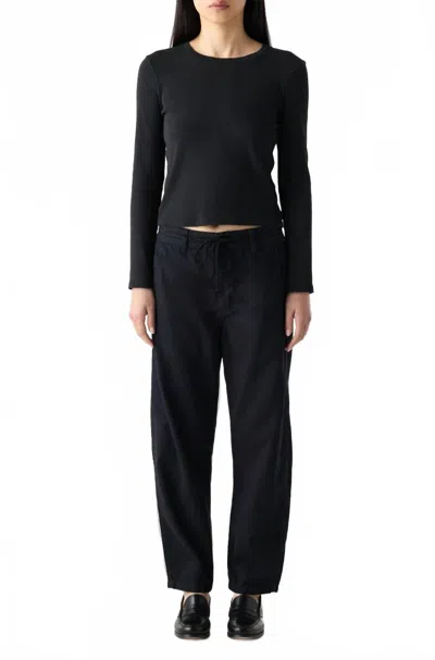 Amo Women's Elaine Trouser-style Pants In Black In Animal Print