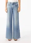 Amo Frida Wide Leg Jeans In Outlaw In Blue