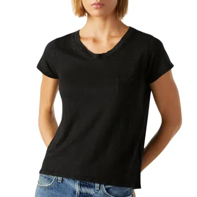 Amo Women's Sweetness V Neck Top In Black