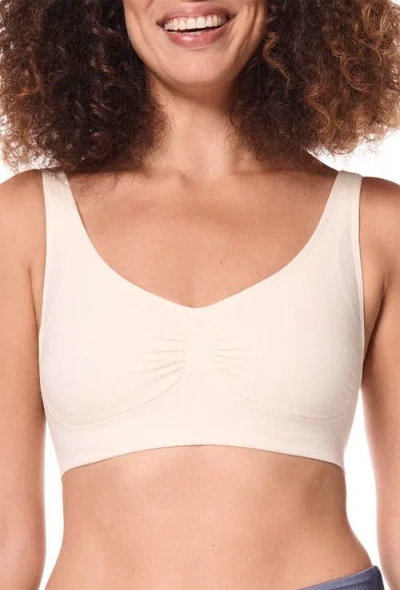Amoena Becky Wire-free Bra In White