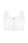 Amoena Lymphflow Wire-free Front Closure Bra In White