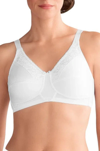 Amoena Nancy Wire-free Bra In White