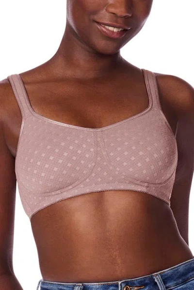 Amoena Tiana Wire-free Bra In Purple