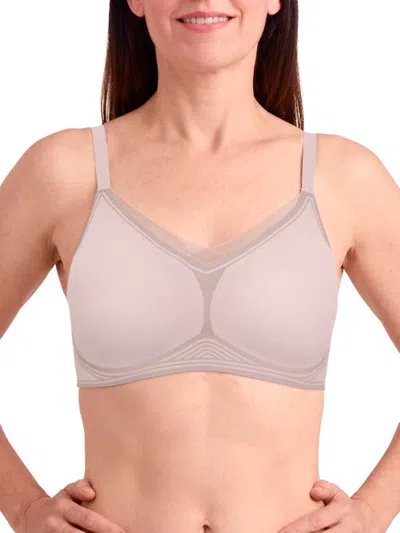 Amoena Wave Magic Wire-free Pocketed Mastectomy Bra In Light Mauve