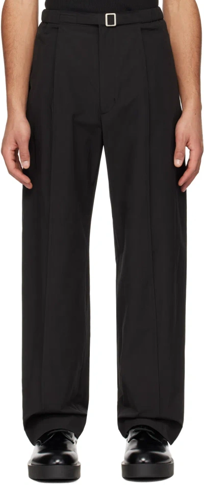 Amomento Black Belted Trousers