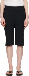 Amomento Black Bermuda Shorts In Black
