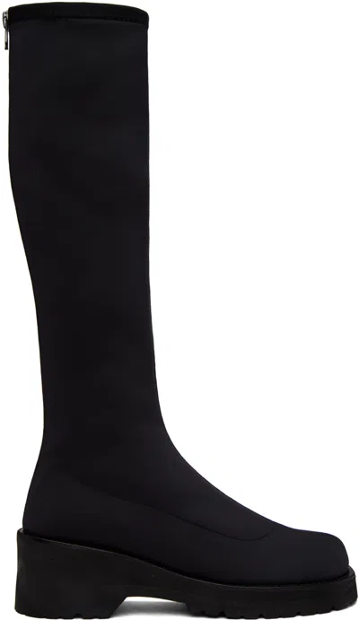 Amomento Black Scuba Long Boots