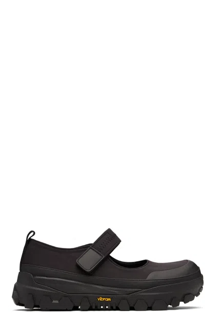 Amomento Black Vibram Mary Jane Loafers