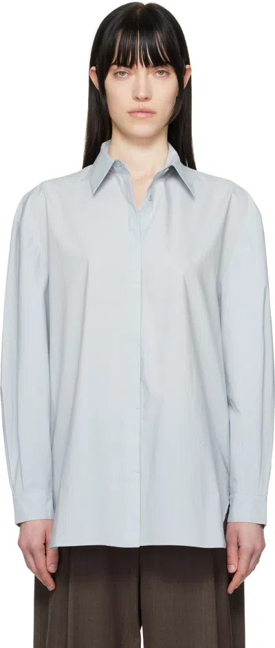 Amomento Blue Oversized Shirt In Light_blue