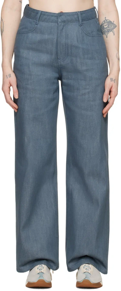 Amomento Blue Straight Jeans