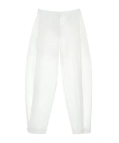 Amomento Button Garconne Trousers In White