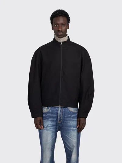 Amomento Cotton Curved Jumper In Black