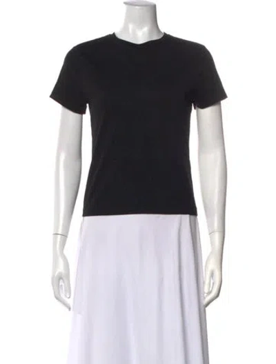 Pre-owned Amomento Crew Neck Short Sleeve T-shirt In Black