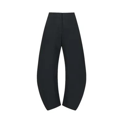 Pre-owned Amomento Curved Silhouette Pants 'black' | Women's Size 1
