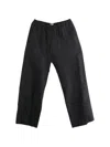 Amomento Drawstring Palazzo Pants In Black