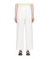 Amomento Drawstring Trousers In White