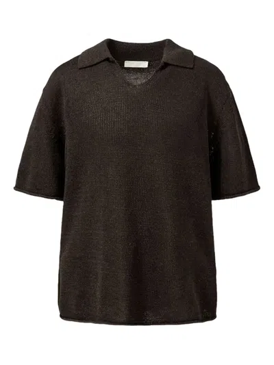 Amomento Fine-knit Polo Shirt In Multi