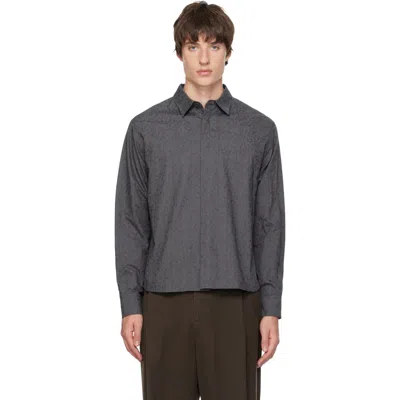 Amomento グレー Basic フローラル シャツ In Gray
