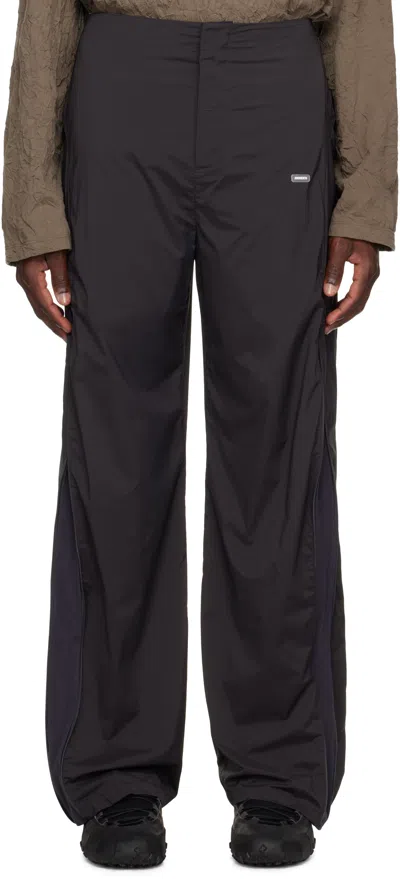 Amomento Gray Side Vent Trousers
