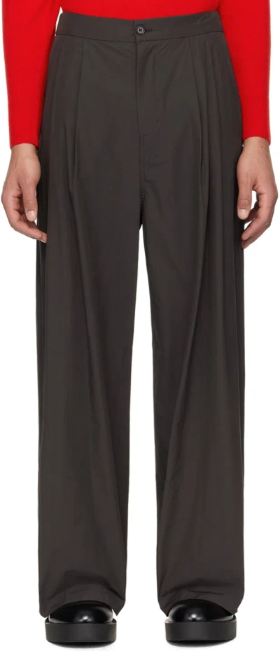 Amomento Gray Wide Trousers