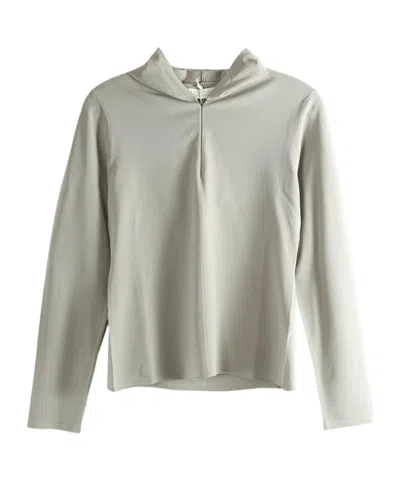 Amomento Quarter-zip Sweater In Gray