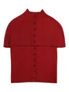 Amomento High-neck Top In Red