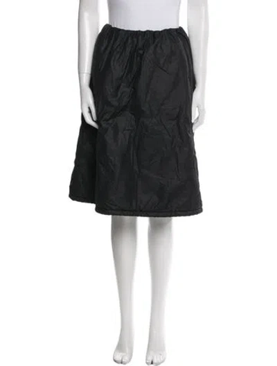 Pre-owned Amomento Knee-length Skirt In Black