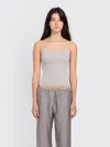 Amomento Knit Sleeveless Top In Brown