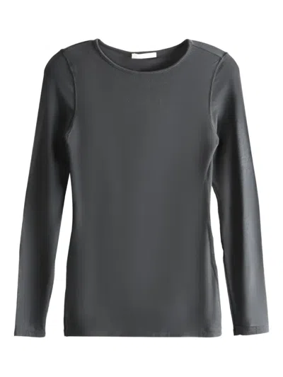 Amomento Long-sleeve Top In Gray