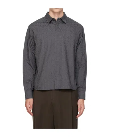 Amomento Long-sleeved Shirt In Gray