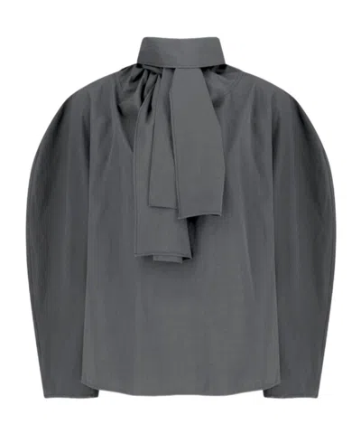 Amomento Long-sleeved Shirt In Gray