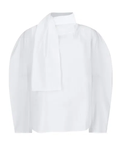 Amomento Long-sleeved Shirt In White