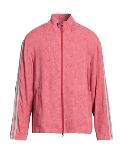 Amomento Man Sweatshirt Red Size L Acetate, Rayon In Pink