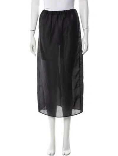 Pre-owned Amomento Midi Length Skirt In Black